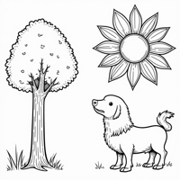 A Fun But Not Complex Drawing Depicting The Four... Coloring Page