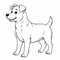 Dog Coloring Page