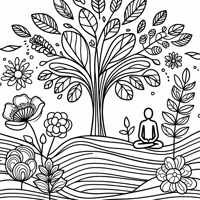 Healing Inner Child Coloring Page