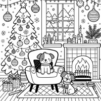 I Want A Living Room Bold And Easy With A... Coloring Page