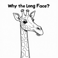The Words Why The Long Face On The Top Of Page A... Coloring Page
