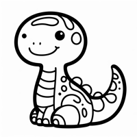 Make A Coloring Page Of Dinosaurs For Kids It... Coloring Page