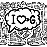 Create A Unique Black White... Coloring Page