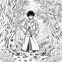 Asuma Sarutobi Coloring Page