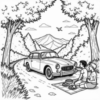 Car Coloring Page