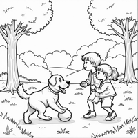 Dog Coloring Page