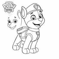 Paw Patrol Coloring Page