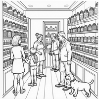 Candy Coloring Page