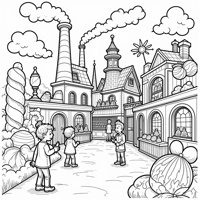 Willy Wonka Coloring Page