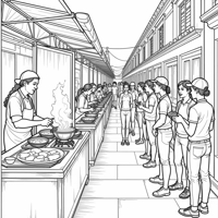 Chicken Feet Coloring Page