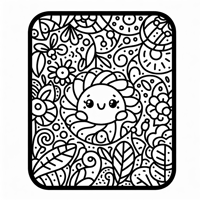 Imagine A Cute And Easy Color By Number Many... Coloring Page