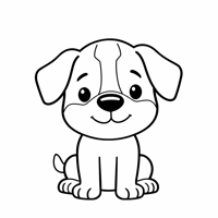 Dog Coloring Page