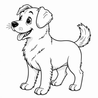 Dog Coloring Page