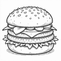Food Coloring Pages