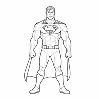 Superhero Coloring Pages