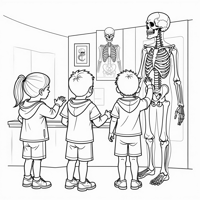 Human Anatomy Coloring Page