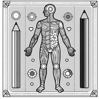 Human Anatomy Body Coloring Page
