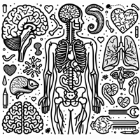 Human Anatomy Body Coloring Page