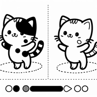 Adventurous Cat For Preschoolers 15 Years Coloring Page