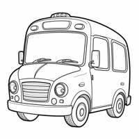 Tayo The Little Bus Coloring Page