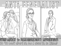 Three Pictures Of Men In Suits. Coloring Page