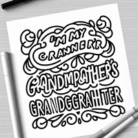 The Words Im My Grandmothers Granddaughter Coloring Page