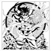 Design A Dynamic Scene Featuring Naruto Performing... Coloring Page