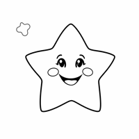 Prompt Create A Very Simple Black And White... Coloring Page