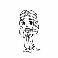 Cleopatra VII Coloring Page