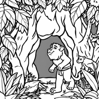 Princess Belle With Princess Mulan Coloring Page