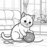 Cat Coloring Page