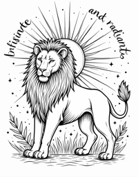 The Words I Am Confident And Radiant Standi On The... Coloring Page