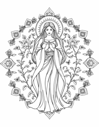 Create A Calming And Meticulous Coloring Page That... Coloring Page