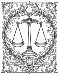 Design An Elegant And Balanced Coloring Page That... Coloring Page