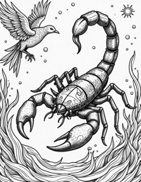 Create A Powerful And Mysterious... Coloring Page
