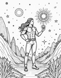 Design A Futuristic And Innovative... Coloring Page