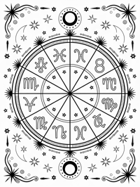 Design A Blackandwhite Line Art Page For The First... Coloring Page