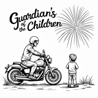 The Words Guardians Of The Children On The Top Of... Coloring Page