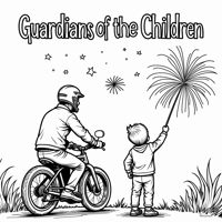 The Words Guardians Of The Children On The Top Of... Coloring Page