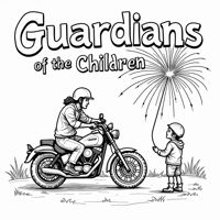 The Words Guardians Of The Children On The Top Of... Coloring Page