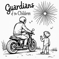 The Words Guardians Of The Children On The Top Of... Coloring Page