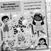 Create An Image Highlighting Why Cute Animals Bold... Coloring Page