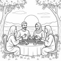 Breaking Fast Coloring Page