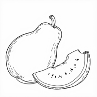 Fruit Coloring Page