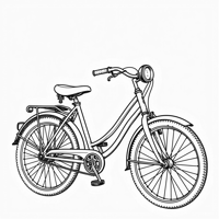 Pedicab Coloring Page