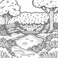 Garden Coloring Page