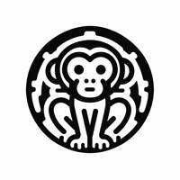 One Monkey Coloring Page