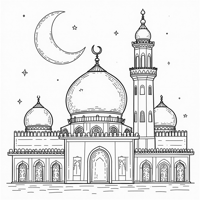 Generous Ramadan Coloring Page