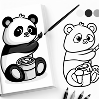 Coloring Book For Kids No Detail Outline No Colour... Coloring Page