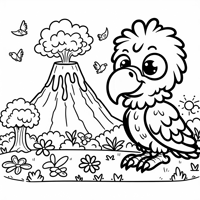 Coloring Book For Kids No Detail Outline No Colour... Coloring Page
